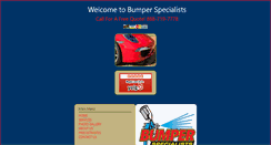 Desktop Screenshot of bumper2fix.com