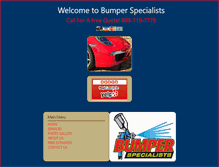 Tablet Screenshot of bumper2fix.com